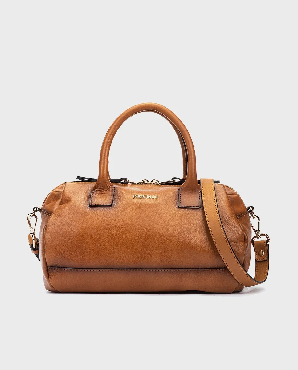 Женская кожаная сумка через плечо с застежкой-молнией Pikolinos, коричневый
Женская кожаная сумка через плечо с застежкой-молнией Pikolinos, коричневый