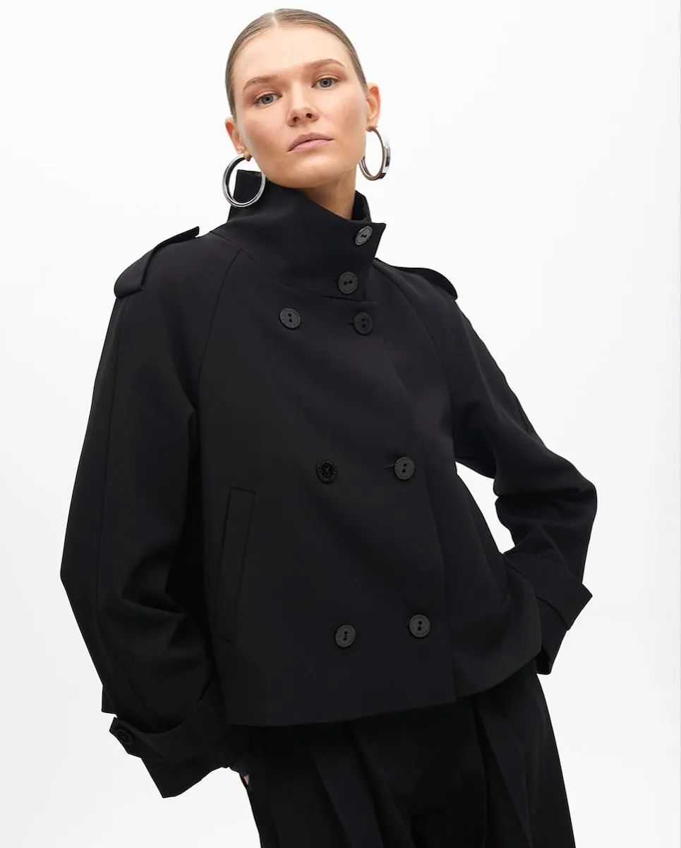 Женская куртка с высоким воротником и двойной застежкой Lola Casademunt, черный
Женская куртка с высоким воротником и двойной застежкой Lola Casademunt, черный