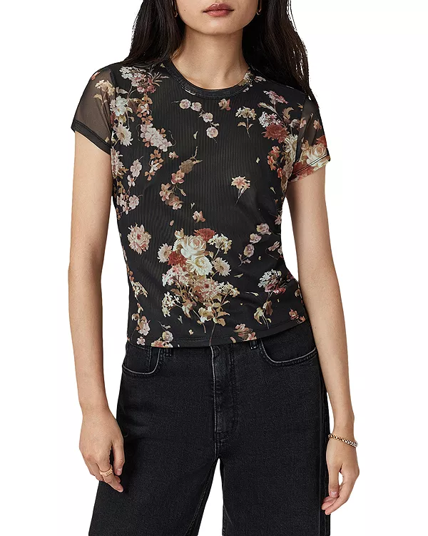 Футболка Ellie из сетчатой ткани Allsaints, черный
Футболка Ellie из сетчатой ткани Allsaints, черный