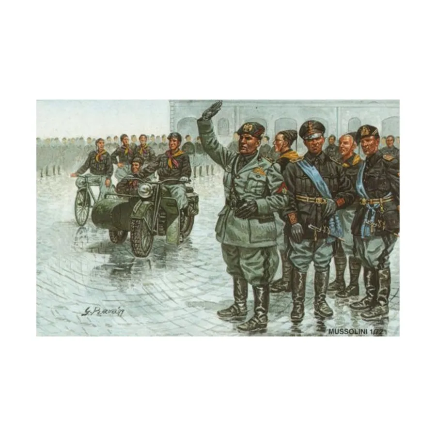 Муссолини – Марш су Рома (Марш на Рим), Historical Miniatures (1:72) (Waterloo 1815)
Муссолини – Марш су Рома (Марш на Рим), Historical Miniatures (1:72) (Waterloo 1815)
