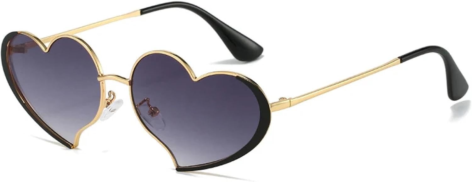 Солнцезащитные очки с защитой от УФ-излучения UV400 | Металлическая форма сердца | Для женщин и мужчин | Для занятий спортом на открытом воздухе и вождения DSVIGF, Gold-gray
Солнцезащитные очки с защитой от УФ-излучения UV400 | Металлическая форма сердца | Для женщин и мужчин | Для занятий спортом на открытом воздухе и вождения DSVIGF, Gold-gray