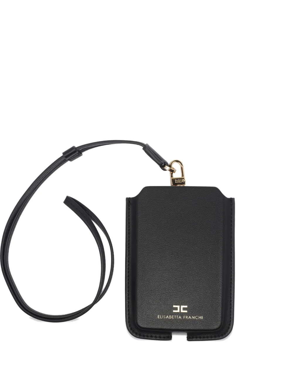 Чехол для телефона среднего размера с логотипом Elisabetta Franchi, черный
Чехол для телефона среднего размера с логотипом Elisabetta Franchi, черный