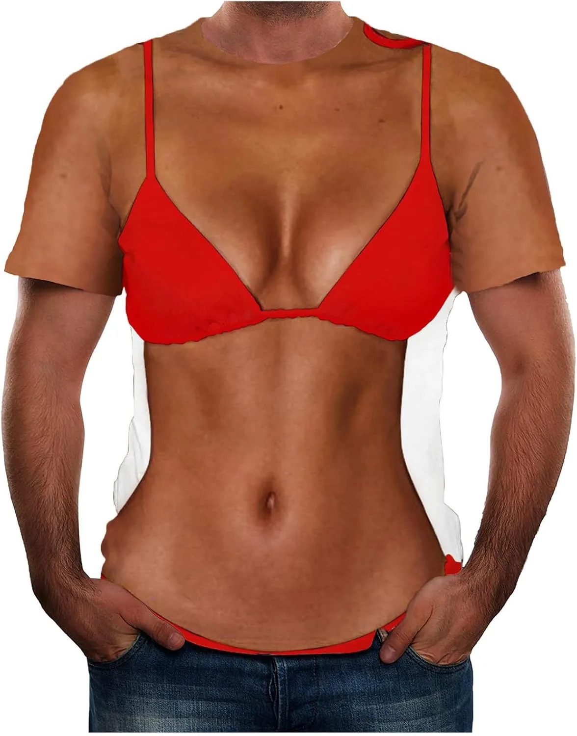 Мужская футболка с 3D-принтом Fake Muscle, короткий рукав
Мужская футболка с 3D-принтом Fake Muscle, короткий рукав