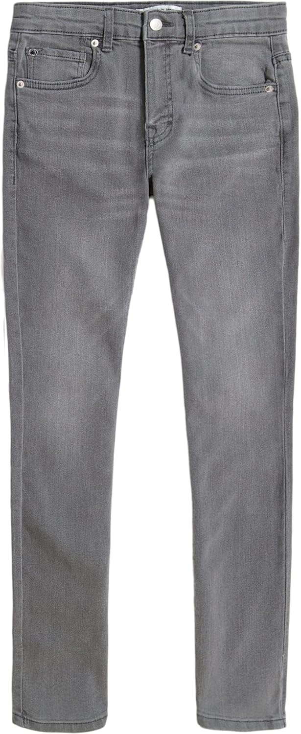 Джинсы Calvin Klein для мальчиков скинни-кроя из эластичного денима, 5 карманов, застежка на молнию и пуговицы, Classic Concrete
Джинсы Calvin Klein для мальчиков скинни-кроя из эластичного денима, 5 карманов, застежка на молнию и пуговицы, Classic Concrete