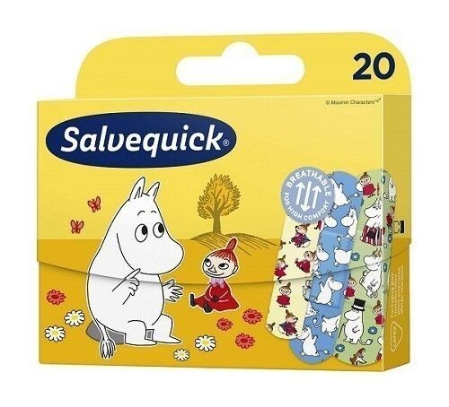 Набор перевязочных пластырей Salvequick Muminki, 20 шт
Набор перевязочных пластырей Salvequick Muminki, 20 шт