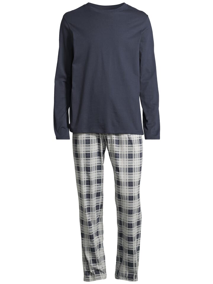 Пижама Schiesser Night & Home, цвет grau kariert/blau
Пижама Schiesser Night & Home, цвет grau kariert/blau