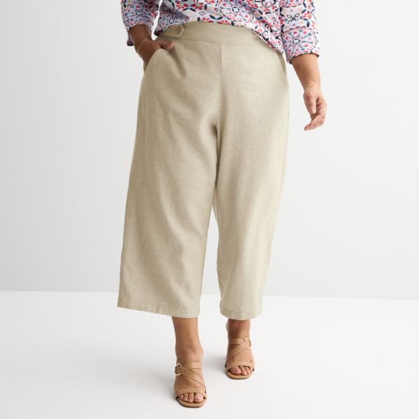 Широкие укороченные брюки с застежкой на пуговицах и свободным кроем Croft & Barrow, цвет leigh beige
Широкие укороченные брюки с застежкой на пуговицах и свободным кроем Croft & Barrow, цвет leigh beige