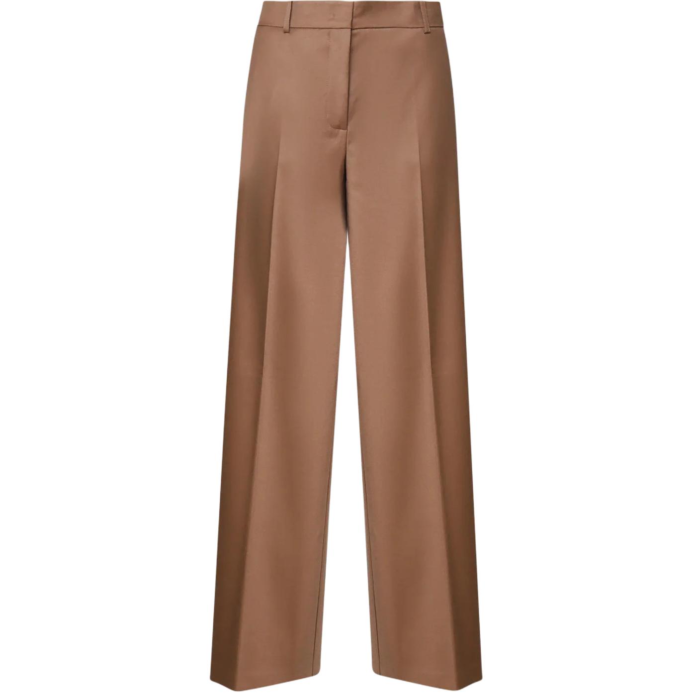 Растягивающиеся фланелевые палаццо брюки PINKO, Коричневые
Растягивающиеся фланелевые палаццо брюки PINKO, Коричневые