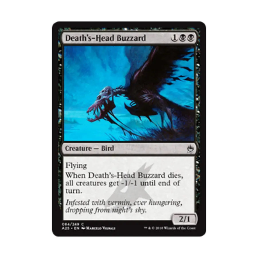 CCG Канюк с мертвой головой (С) (фольга), MTG - Masters 25
CCG Канюк с мертвой головой (С) (фольга), MTG - Masters 25