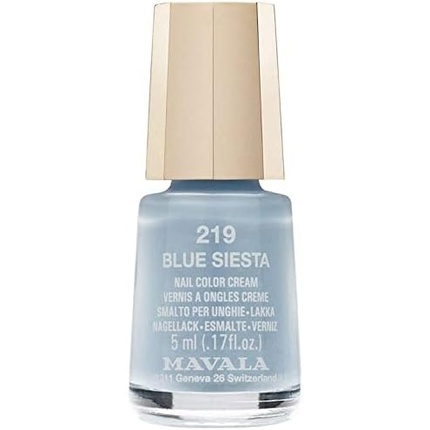 Мини-лак для ногтей Blue Siesta 219 5 мл Mavala
Мини-лак для ногтей Blue Siesta 219 5 мл Mavala