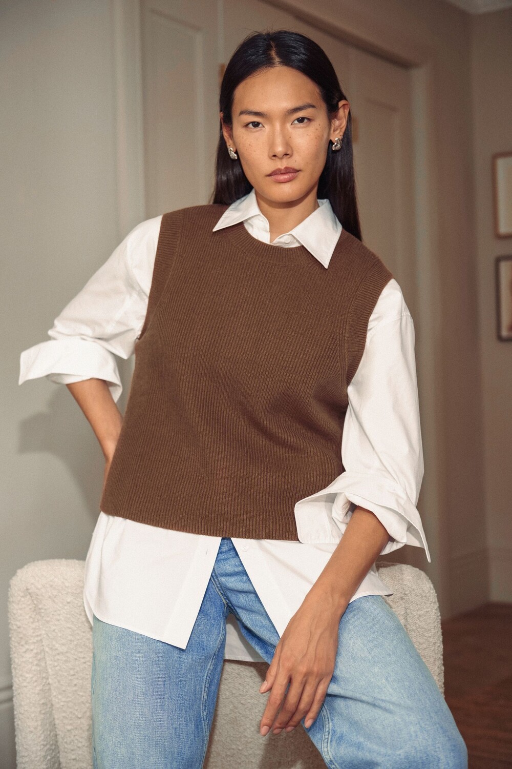 Танк для экипажа из хлопковой смеси Jigsaw, коричневый
Танк для экипажа из хлопковой смеси Jigsaw, коричневый