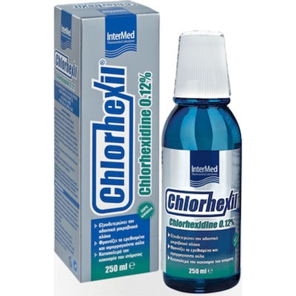 0,12% оральный раствор от гингивита, против зубного налета и неприятного запаха изо рта 250 мл Chlorhexil 
0,12% оральный раствор от гингивита, против зубного налета и неприятного запаха изо рта 250 мл Chlorhexil