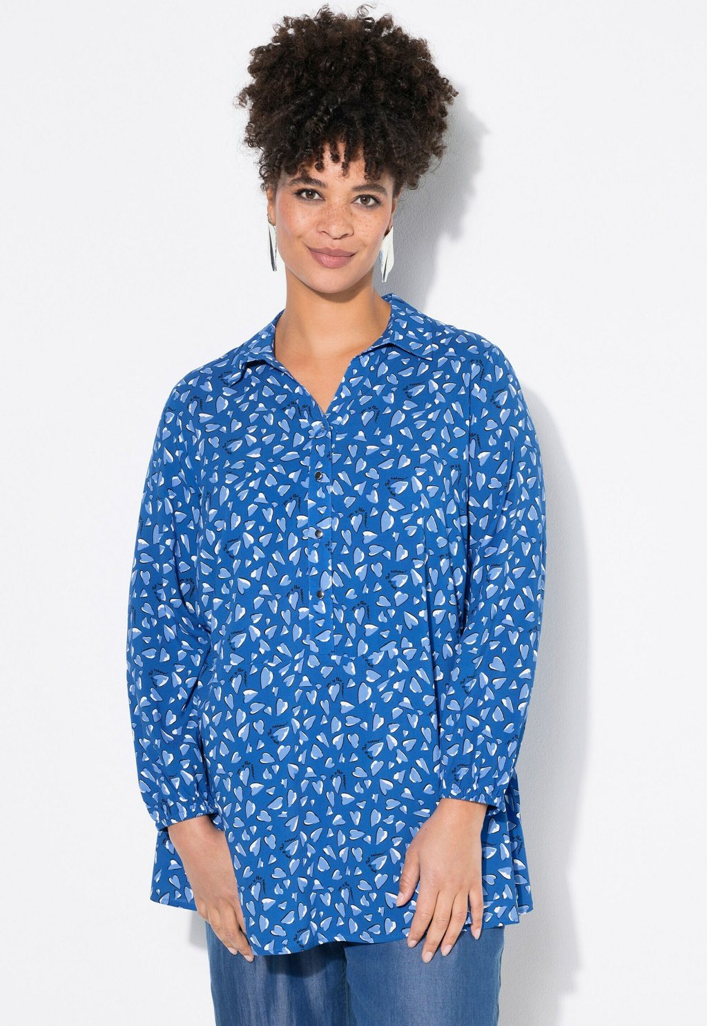 Блуза HERZ MUSTER MIAMODA, синий
Блуза HERZ MUSTER MIAMODA, синий