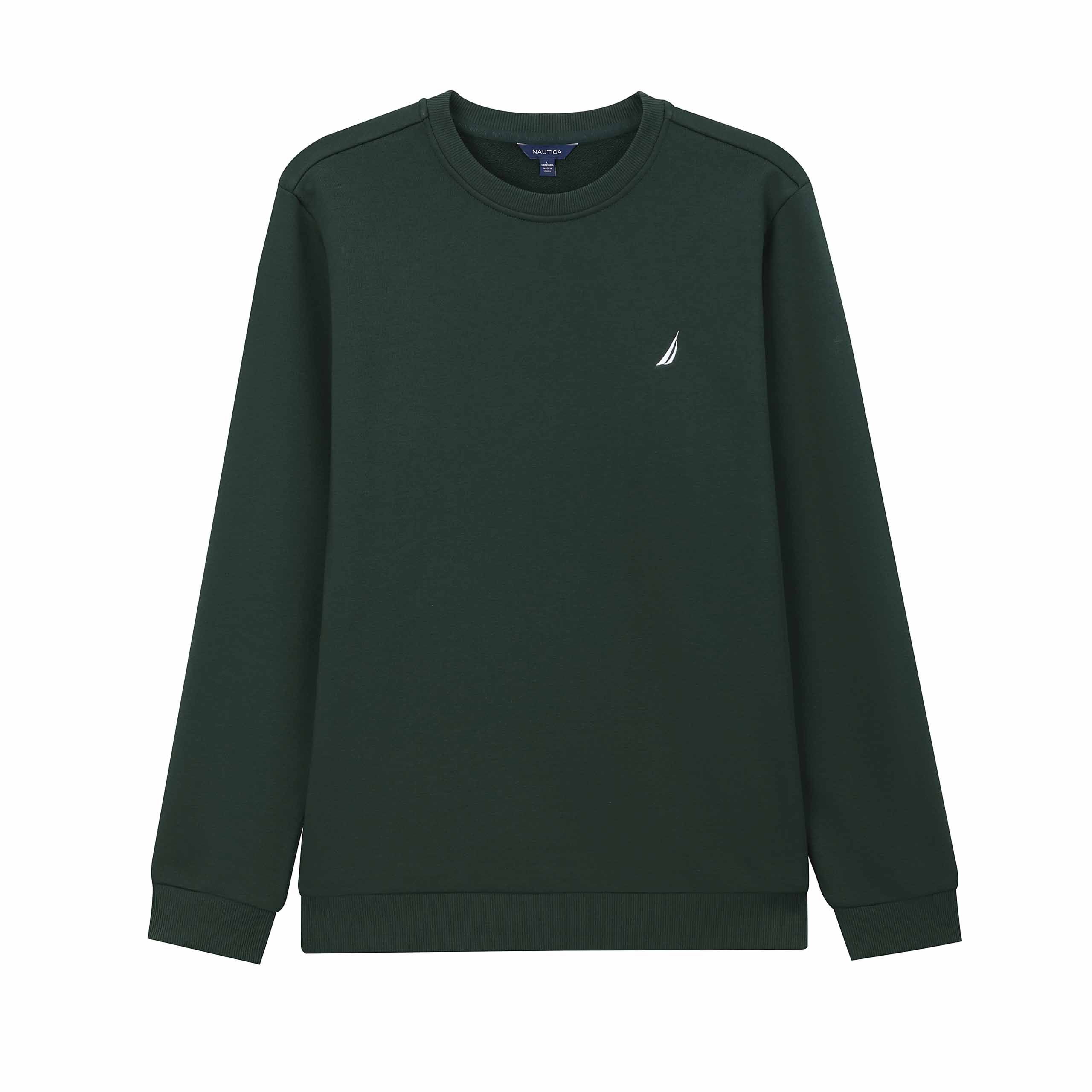 Мужские толстовки с круглым вырезом, средней плотности Nautica, forest зеленый
Мужские толстовки с круглым вырезом, средней плотности Nautica, forest зеленый