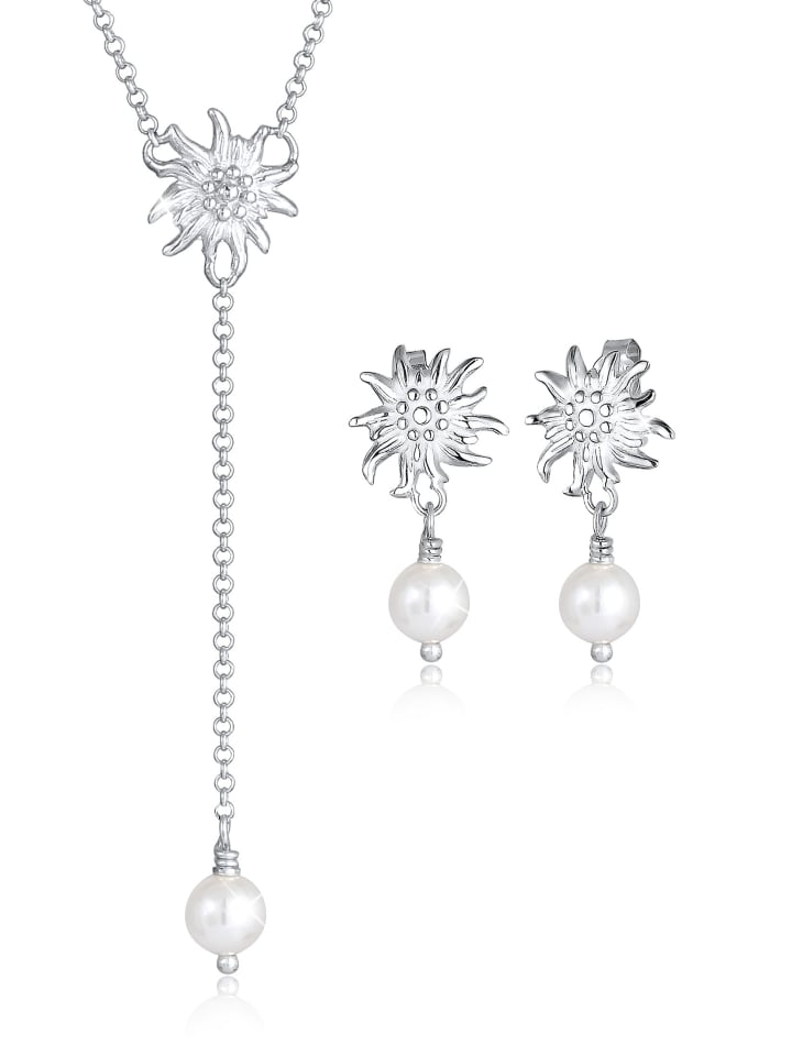 Elli Ожерелье Schmuckset 925 Sterling Silber Edelweiss, Trachtenschmuck in Silber
Elli Ожерелье Schmuckset 925 Sterling Silber Edelweiss, Trachtenschmuck in Silber