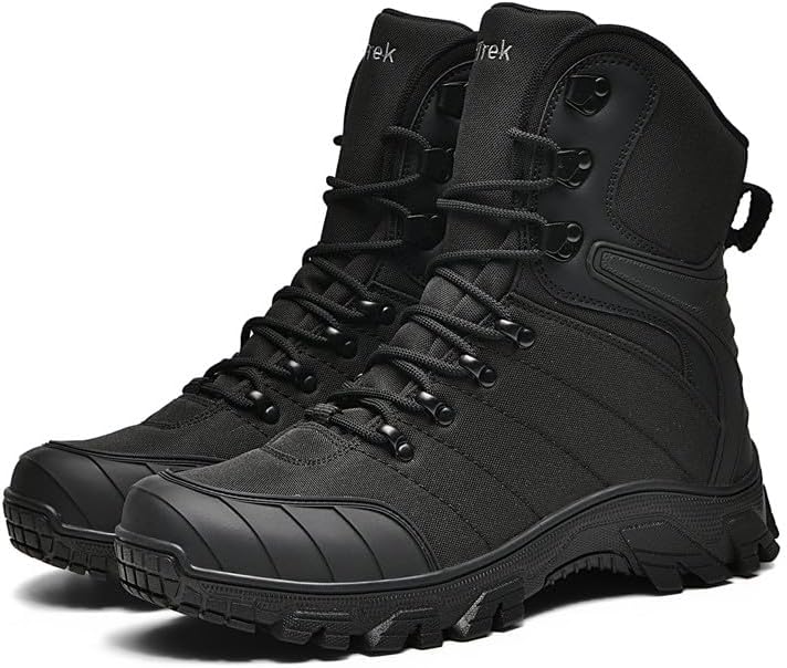 Мужские тактические военные походные ботинки, высокие, с камуфляжным рисунком, на шнуровке, для активного отдыха и боевых действий Generic, черный
Мужские тактические военные походные ботинки, высокие, с камуфляжным рисунком, на шнуровке, для активного отдыха и боевых действий Generic, черный