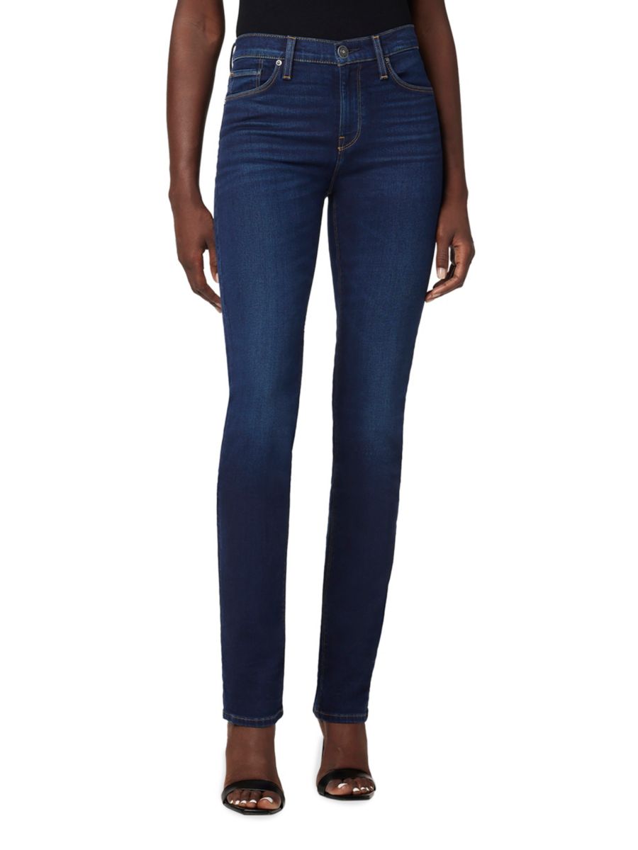 Прямые джинсы Nico средней посадки Hudson Jeans, синий 
Прямые джинсы Nico средней посадки Hudson Jeans, синий