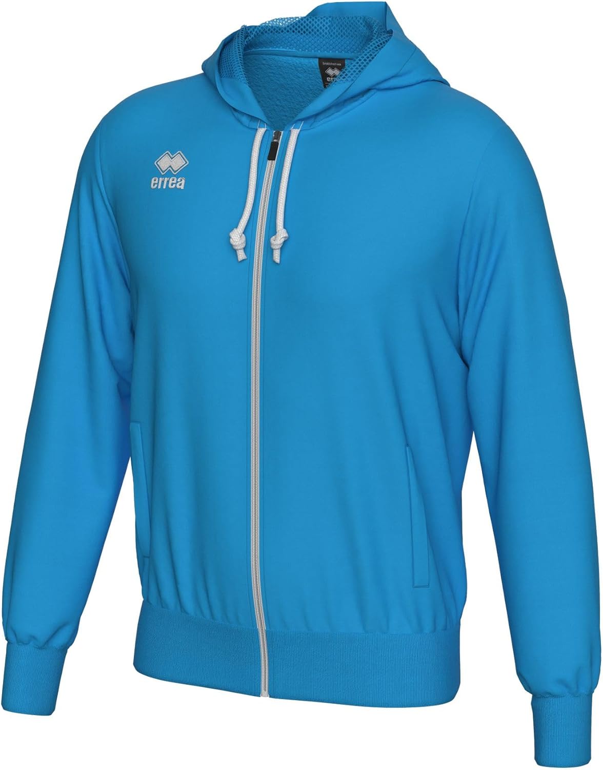 Худи ERREA на молнии, унисекс JACOB, капюшон на сетчатой подкладке, карман-кенгуру, ребристые рукава, ребристый низ, голубой
Худи ERREA на молнии, унисекс JACOB, капюшон на сетчатой подкладке, карман-кенгуру, ребристые рукава, ребристый низ, голубой