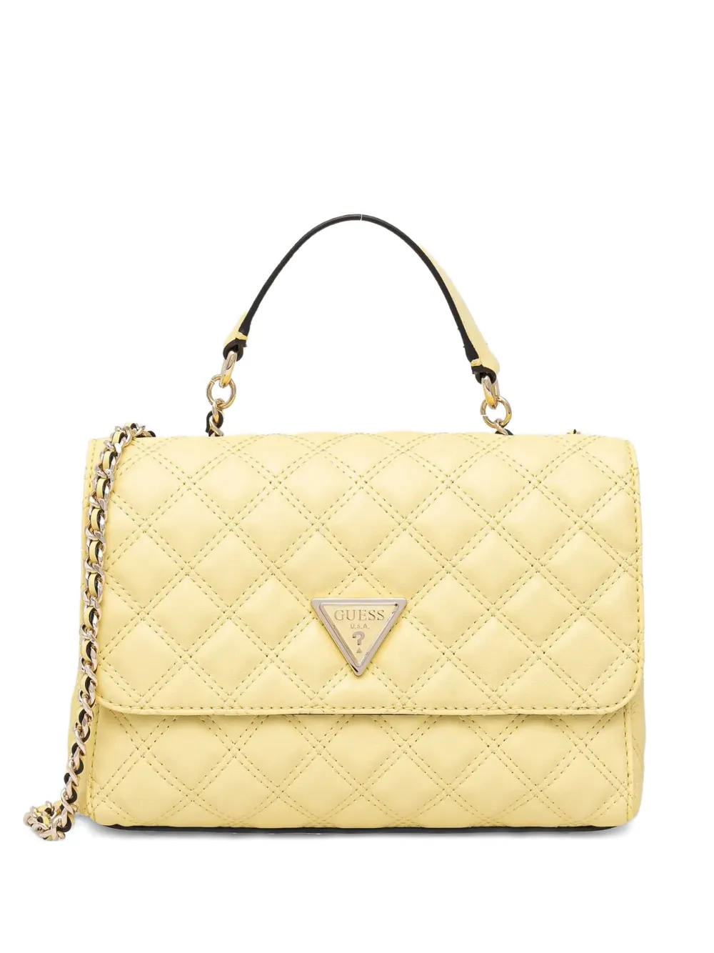 Стеганая сумка через плечо GUESS USA, желтый
Стеганая сумка через плечо GUESS USA, желтый