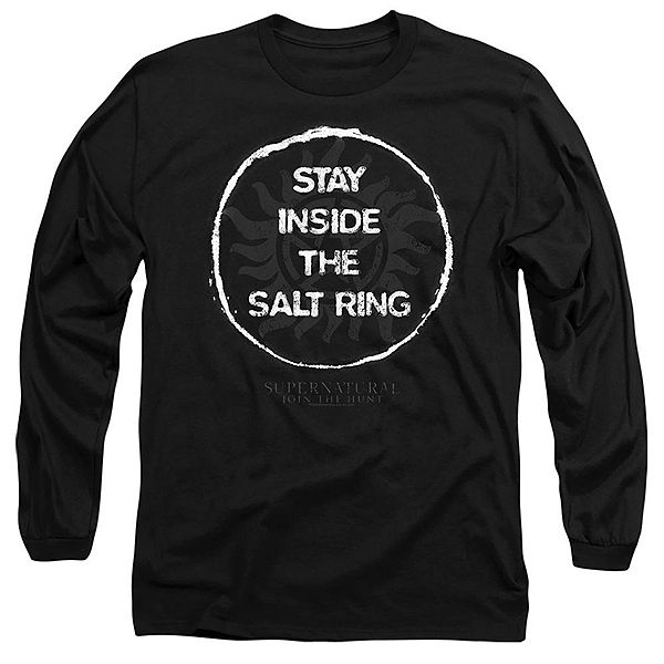 Футболка с длинным рукавом Supernatural stay inside the salt ring Licensed Character
Футболка с длинным рукавом Supernatural stay inside the salt ring Licensed Character