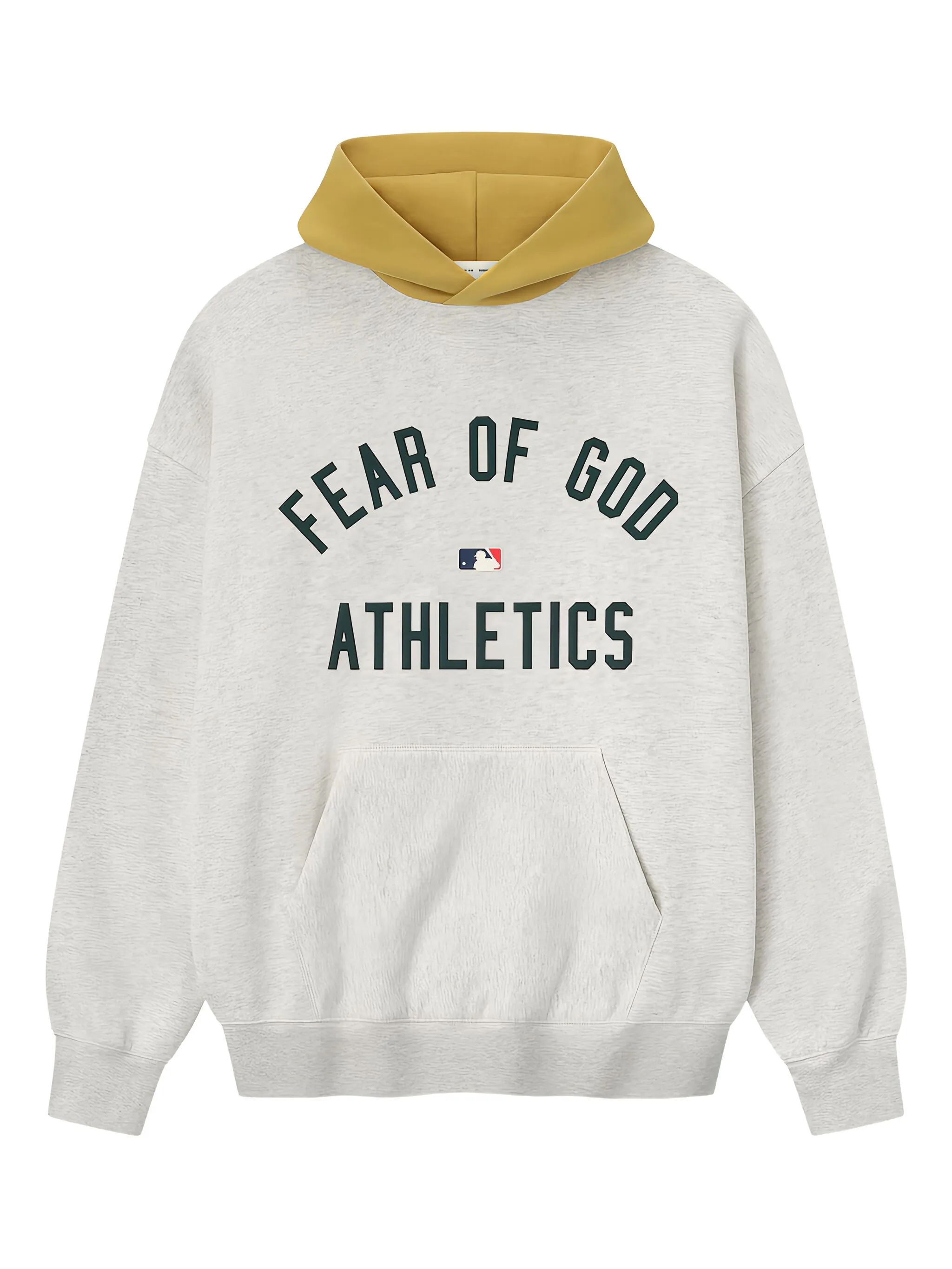 Худи с логотипом из коллаборации с MLB Athletics Fear Of God Essentials, серый
Худи с логотипом из коллаборации с MLB Athletics Fear Of God Essentials, серый