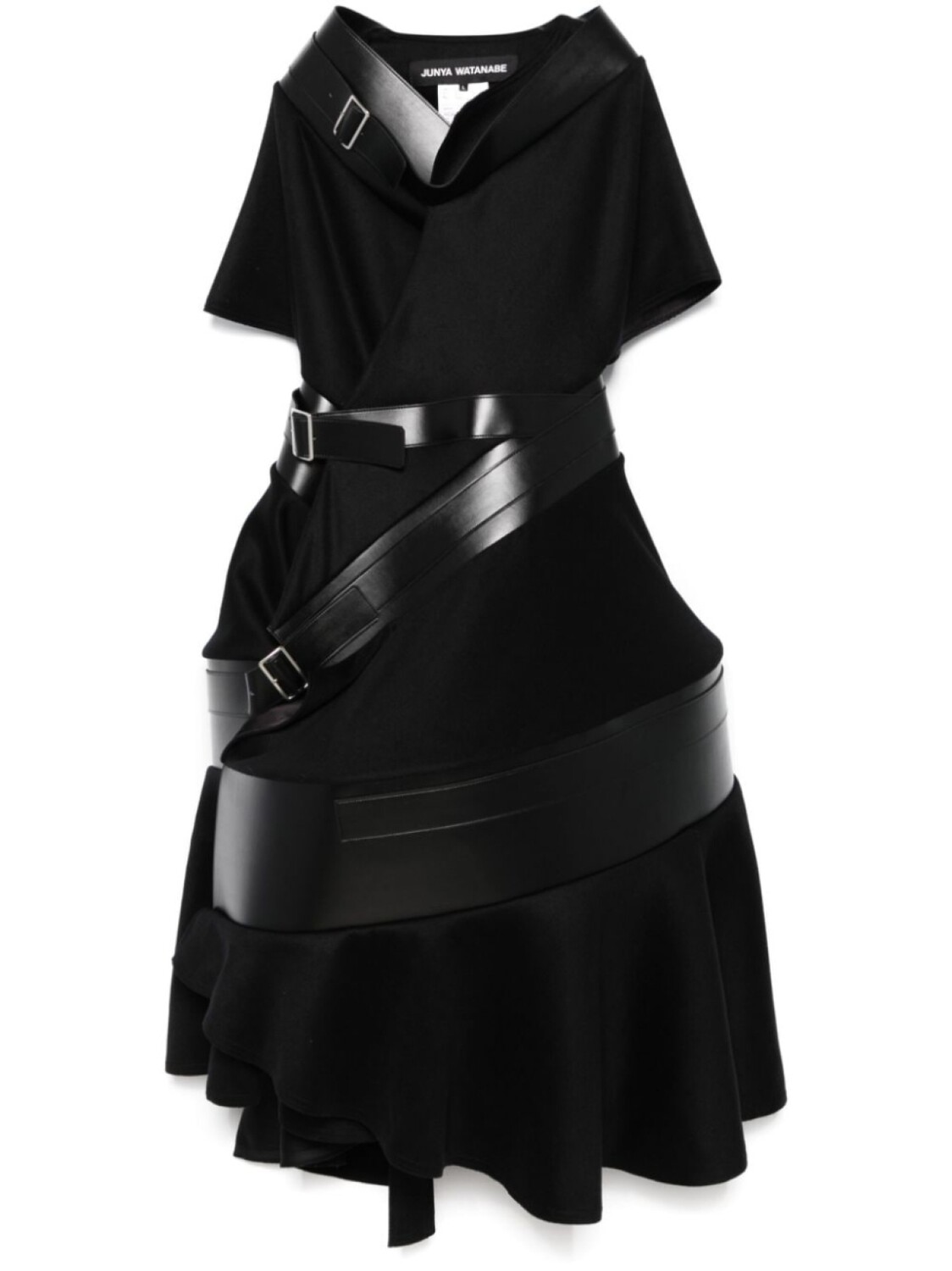 Пальто асимметричного кроя Junya Watanabe, черный
Пальто асимметричного кроя Junya Watanabe, черный