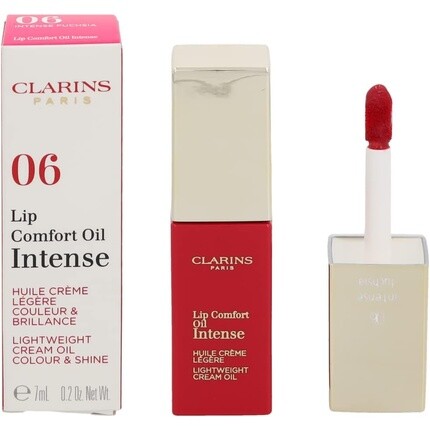 Clarins Lip Comfort Oil Intense 06 Интенсивная фуксия, Jf Lazartigue 
Clarins Lip Comfort Oil Intense 06 Интенсивная фуксия, Jf Lazartigue