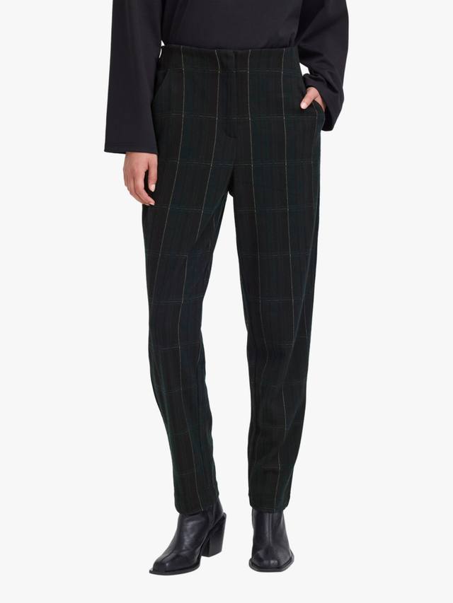 Брюки Kate Check с зауженным кроем ICHI, Black/Green
Брюки Kate Check с зауженным кроем ICHI, Black/Green