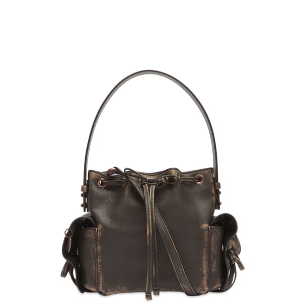 Мини-Сумка-Ведро с множеством карманов Acne Studios, темно-коричневый & бежевый
Мини-Сумка-Ведро с множеством карманов Acne Studios, темно-коричневый & бежевый