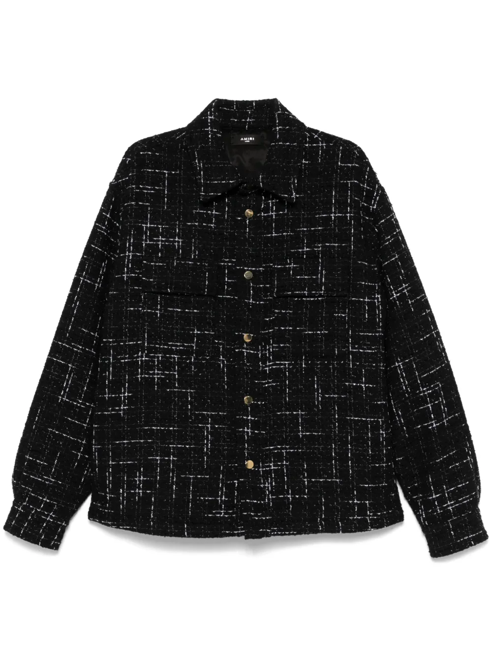 Твидовая куртка-рубашка AMIRI, черный
Твидовая куртка-рубашка AMIRI, черный