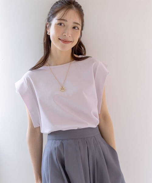 Топ с французскими рукавами и кружевной отделкой Kumikyoku, розовый
Топ с французскими рукавами и кружевной отделкой Kumikyoku, розовый