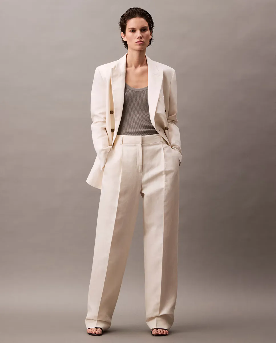 Женские структурированные брюки Calvin Klein, белый
Женские структурированные брюки Calvin Klein, белый