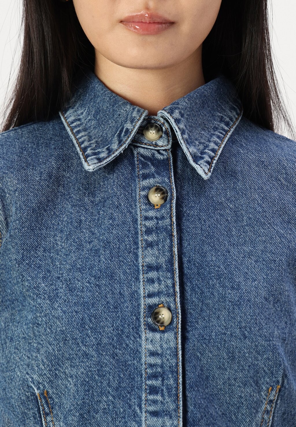 Блузка на пуговицах ONLNARA FITTED ONLY, синий деним
Блузка на пуговицах ONLNARA FITTED ONLY, синий деним