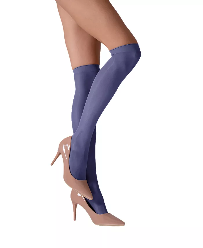 Женский комплект из 2 блестящих шелковистых прозрачных носков до колена SKU15049-BL LECHERY, синий
Женский комплект из 2 блестящих шелковистых прозрачных носков до колена SKU15049-BL LECHERY, синий