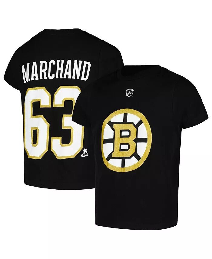 Черная футболка с именем и номером Big Boys Brad Marchand Boston Bruins Outerstuff, черный
Черная футболка с именем и номером Big Boys Brad Marchand Boston Bruins Outerstuff, черный