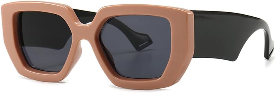 Винтажные квадратные солнцезащитные очки для женщин и мужчин, большая оправа, классические модные солнцезащитные очки с защитой от УФ-излучения UV400 MTZJH, Brown Black
Винтажные квадратные солнцезащитные очки для женщин и мужчин, большая оправа, классические модные солнцезащитные очки с защитой от УФ-излучения UV400 MTZJH, Brown Black