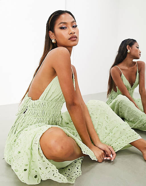 Зеленое платье макси с присборенной талией и принтом ASOS EDITION, Зеленый, Зеленое платье макси с присборенной талией и принтом ASOS EDITION
Зеленое платье макси с присборенной талией и принтом ASOS EDITION, Зеленый, Зеленое платье макси с присборенной талией и принтом ASOS EDITION