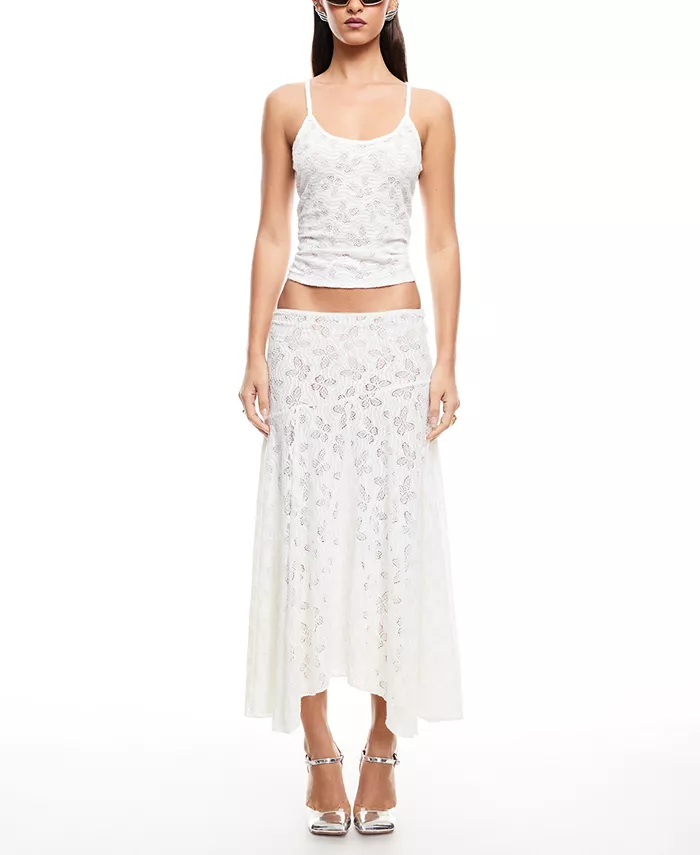 Женский топ-комбинезон Tidal и асимметричная юбка миди Lioness, белый
Женский топ-комбинезон Tidal и асимметричная юбка миди Lioness, белый