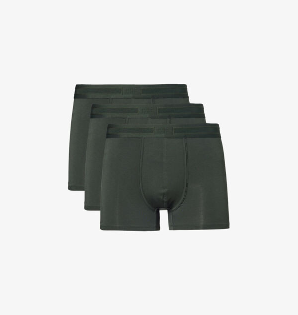 Комплект из трех трусов-боксеров из эластичной ткани с эластичным поясом Che, зеленый
Комплект из трех трусов-боксеров из эластичной ткани с эластичным поясом Che, зеленый