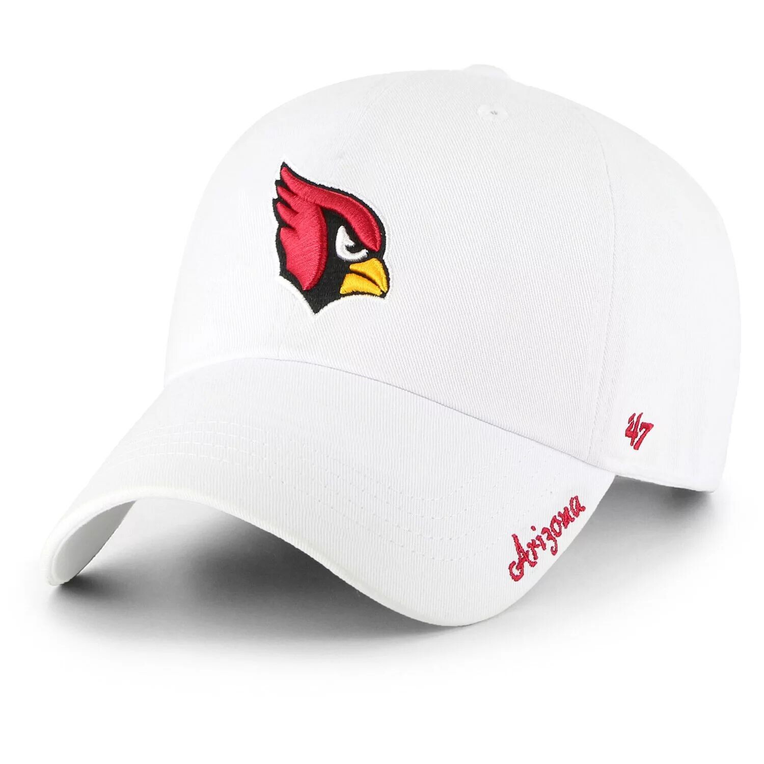 Женская регулируемая шляпа с логотипом Arizona Cardinals белого цвета '47 Miata Clean Up
Женская регулируемая шляпа с логотипом Arizona Cardinals белого цвета '47 Miata Clean Up