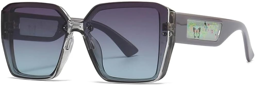 Солнцезащитные очки с защитой UV400 | Большая оправа, градиентная расцветка | для женщин и мужчин, для занятий спортом на открытом воздухе и вождения LXLHWN, Smoky Gray
Солнцезащитные очки с защитой UV400 | Большая оправа, градиентная расцветка | для женщин и мужчин, для занятий спортом на открытом воздухе и вождения LXLHWN, Smoky Gray