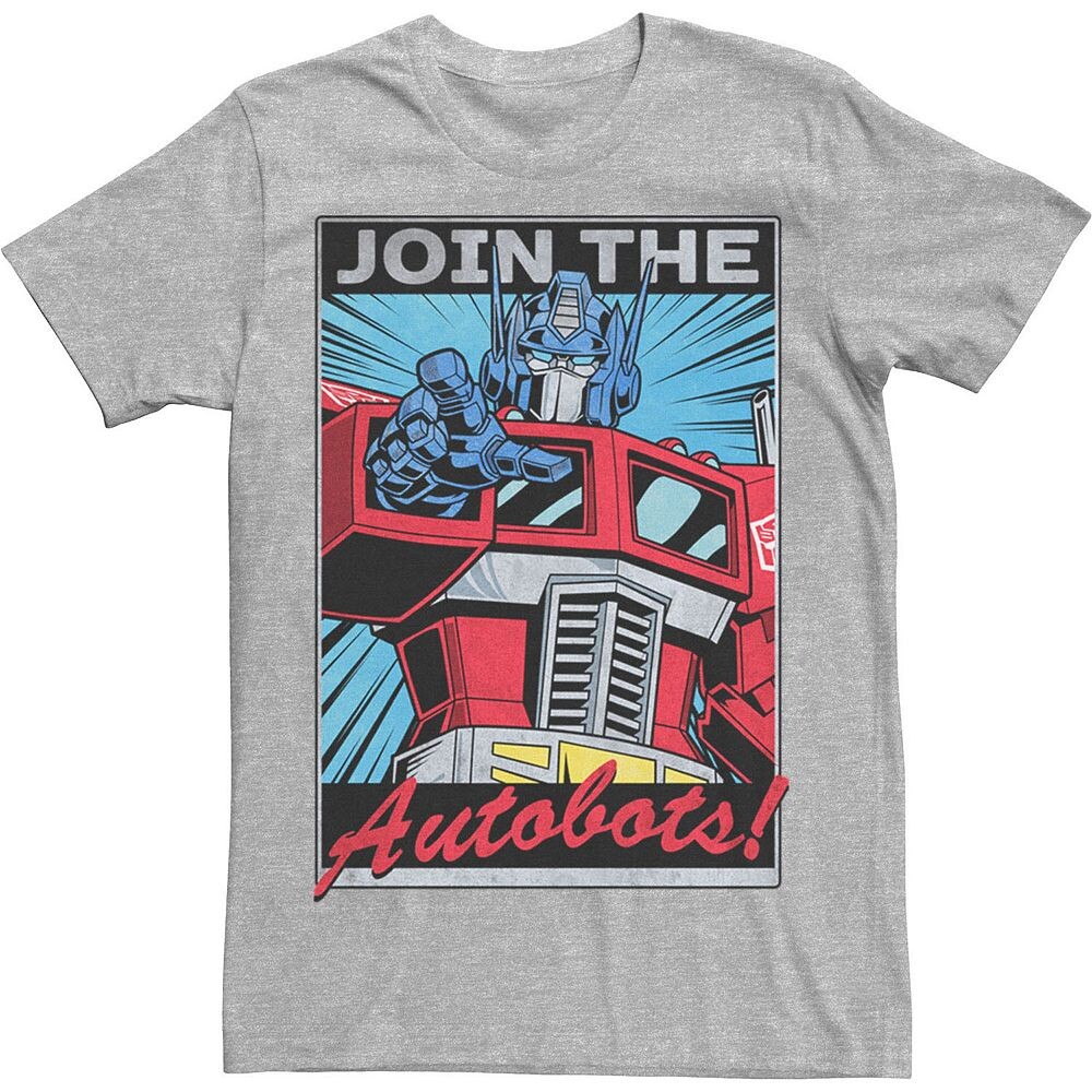 Мужская футболка Transformers Optimus Prime Join The Autobots Poster Licensed Character, цвет Athletic Heather
Мужская футболка Transformers Optimus Prime Join The Autobots Poster Licensed Character, цвет Athletic Heather