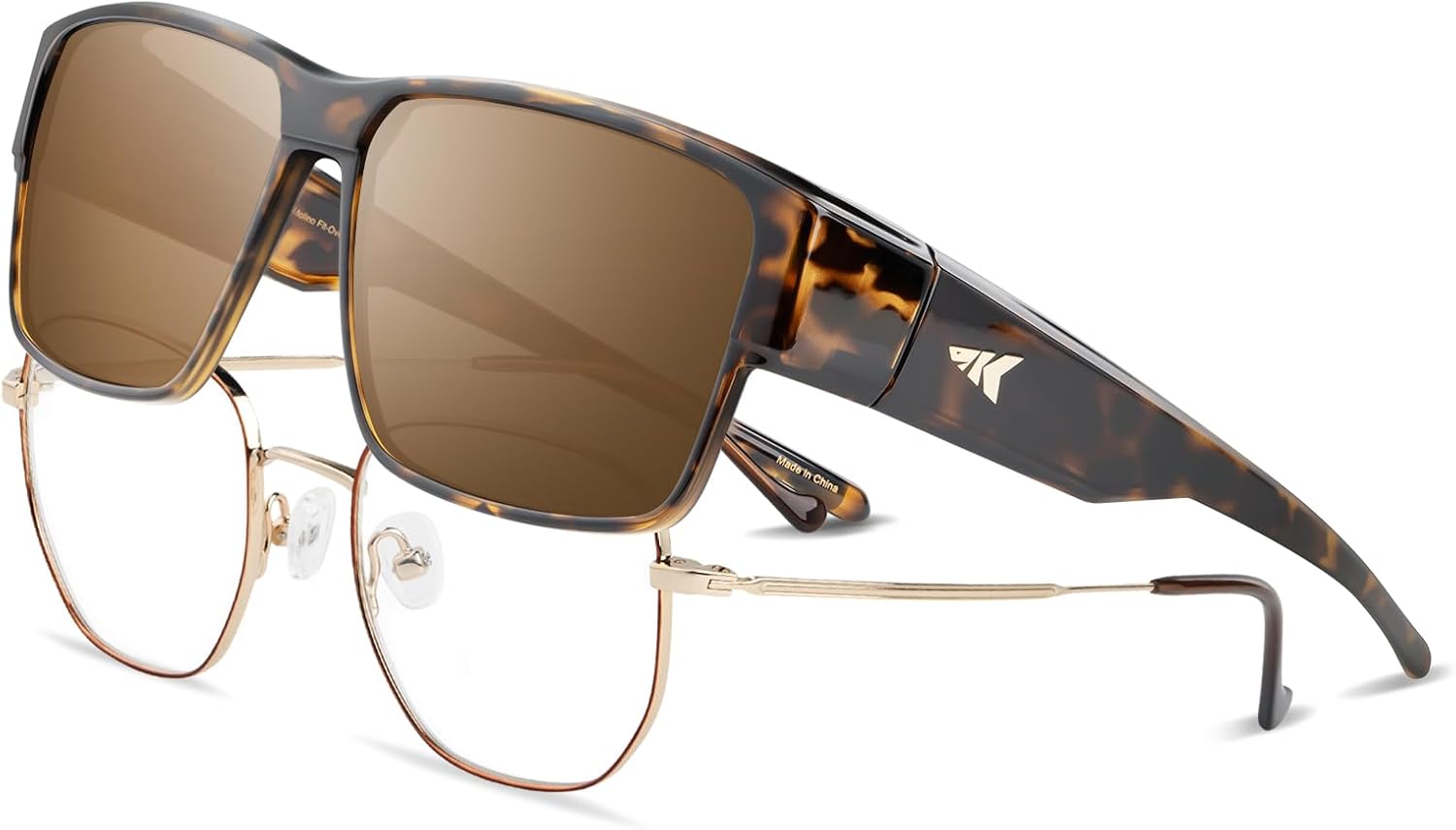 Поляризованные солнцезащитные очки KastKing Molino Fit-Over с защитой от УФ-излучения UV400, сверхлегкие, облегающие, для рыбалки и спорта, линзы TAC, D: Gloss Demi Frame, Brown
Поляризованные солнцезащитные очки KastKing Molino Fit-Over с защитой от УФ-излучения UV400, сверхлегкие, облегающие, для рыбалки и спорта, линзы TAC, D: Gloss Demi Frame, Brown