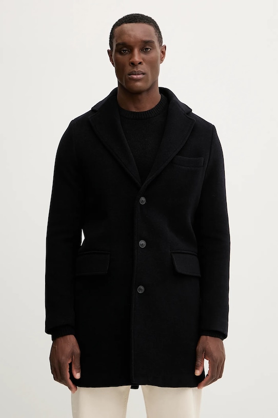 Пальто с шерстью Trussardi, темно-синий
Пальто с шерстью Trussardi, темно-синий
