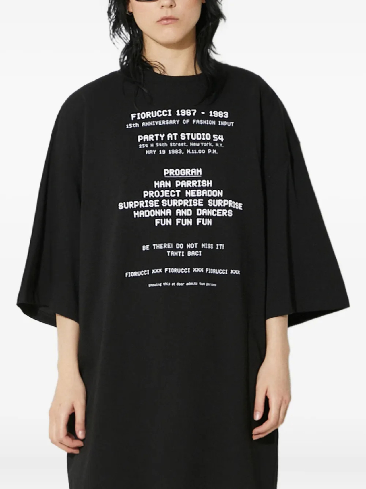 Футболка с текстовым принтом Fiorucci, черный
Футболка с текстовым принтом Fiorucci, черный