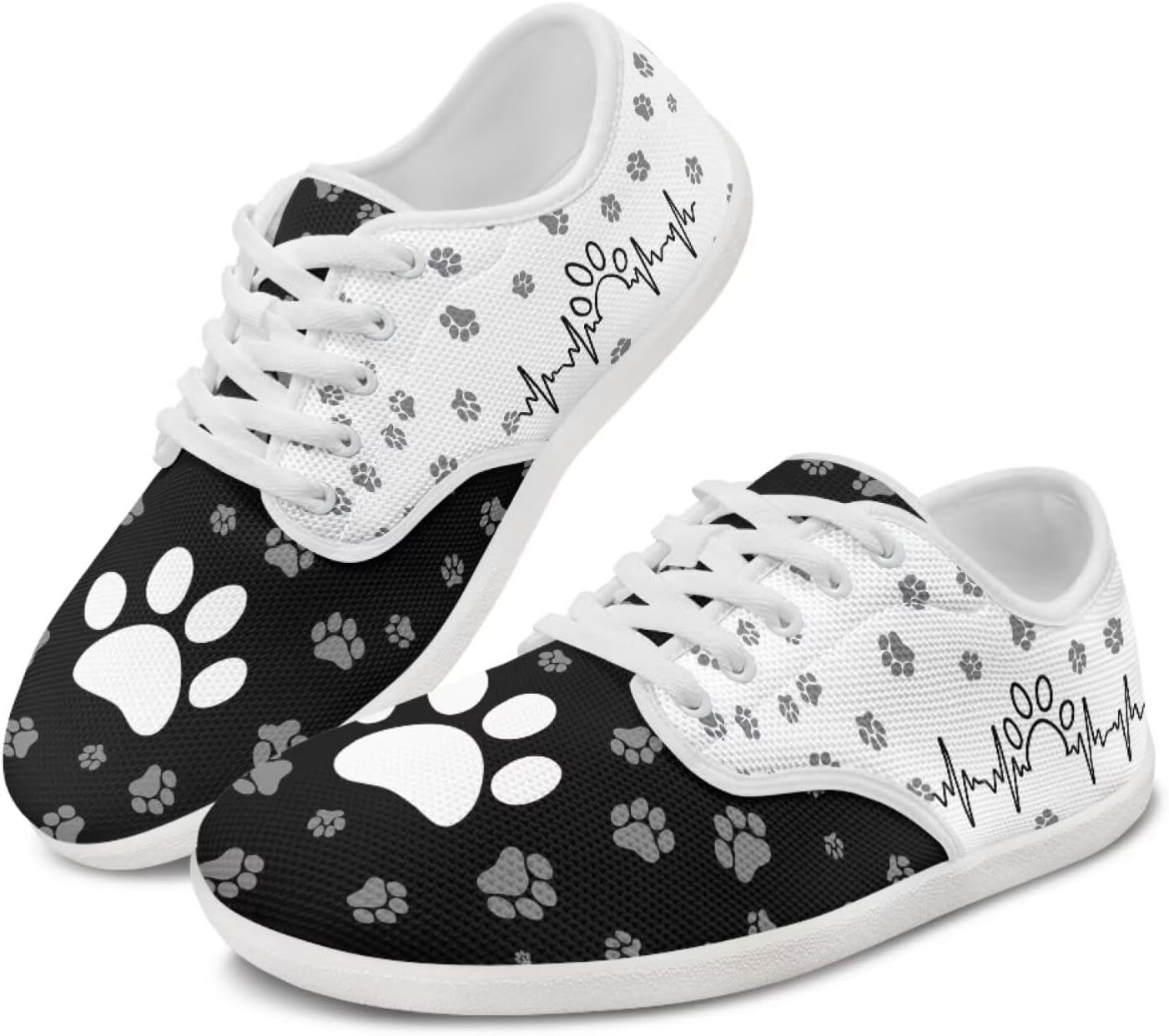 Кроссовки Forchrinse Black Dog с отпечатком лапы, для прогулок, женские и мужские, низкие, минималистичные босоножки с широким носком, удобные обувь для повседневной носки и работы, Dog Paw Print
Кроссовки Forchrinse Black Dog с отпечатком лапы, для прогулок, женские и мужские, низкие, минималистичные босоножки с широким носком, удобные обувь для повседневной носки и работы, Dog Paw Print