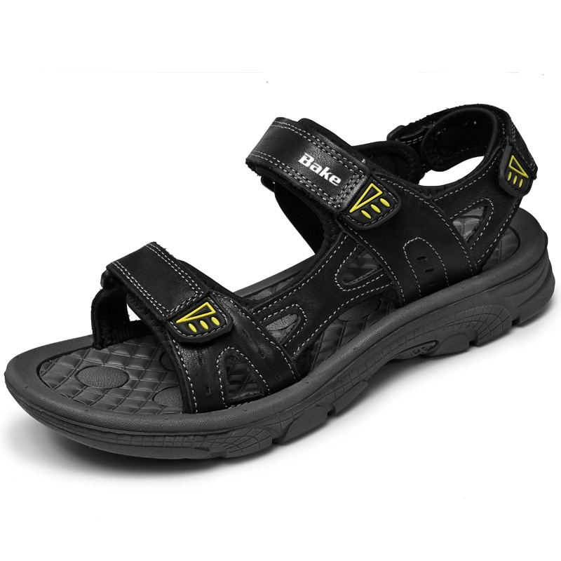BAKE Пляжные сандалии мужские черные, цвет Black
BAKE Пляжные сандалии мужские черные, цвет Black
