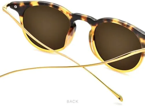 Мужские солнцезащитные очки, винтажные круглые солнцезащитные очки для женщин, качественные зеркальные очки с защитой от УФ-излучения UV400 MTZJH, Blue Gray
Мужские солнцезащитные очки, винтажные круглые солнцезащитные очки для женщин, качественные зеркальные очки с защитой от УФ-излучения UV400 MTZJH, Blue Gray