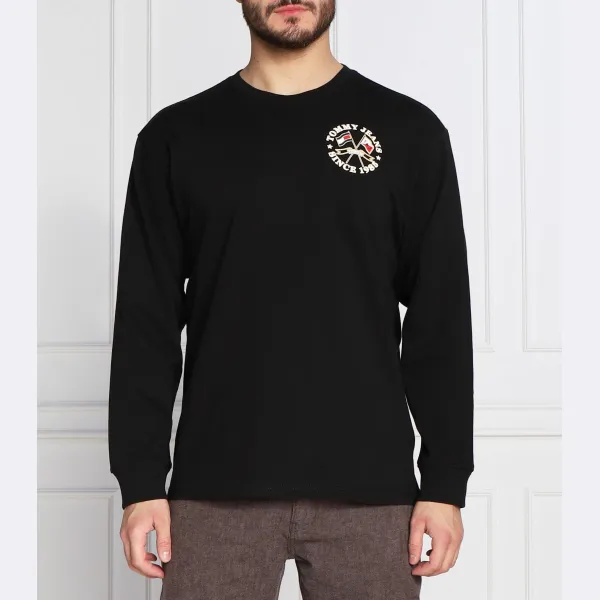 Классический крой с длинным рукавом Tommy Hilfiger, черный
Классический крой с длинным рукавом Tommy Hilfiger, черный