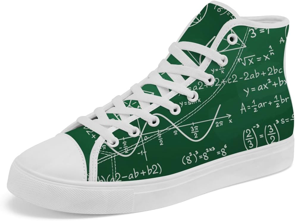 Кеды Chebing Math высокие на подошве из ткани, высокие кроссовки с шнуровкой, повседневная обувь для мужчин и женщин, зеленый
Кеды Chebing Math высокие на подошве из ткани, высокие кроссовки с шнуровкой, повседневная обувь для мужчин и женщин, зеленый